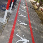 סימון כבישים וחניות בבתי זיקוק